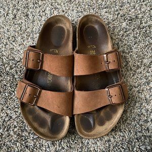 Brown Birkenstocks